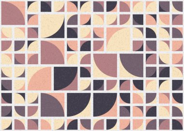 Soyut Geometrik Desen üretken hesaplama sanatı çizimi