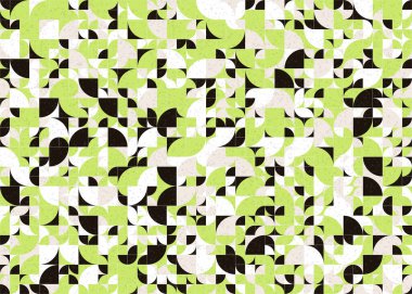 Soyut Geometrik Desen üretken hesaplama sanatı çizimi