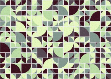 Soyut Geometrik Desen üretken hesaplama sanatı çizimi