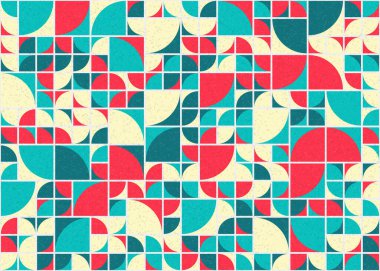 Soyut Geometrik Desen üretken hesaplama sanatı çizimi