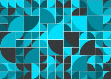 Soyut Geometrik Desen üretken hesaplama sanatı çizimi