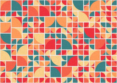 Soyut Geometrik Desen üretken hesaplama sanatı çizimi