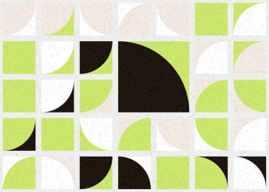 Soyut Geometrik Desen üretken hesaplama sanatı çizimi