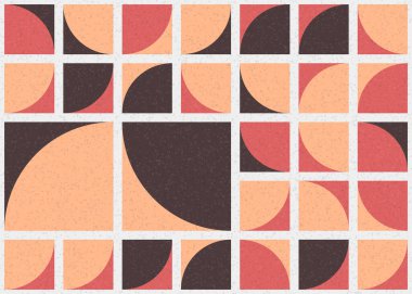 Soyut Geometrik Desen üretken hesaplama sanatı çizimi