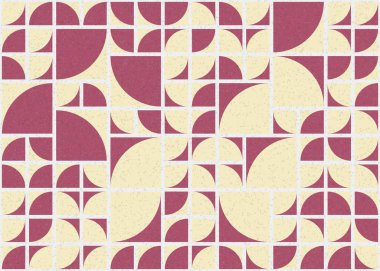 Soyut Geometrik Desen üretken hesaplama sanatı çizimi