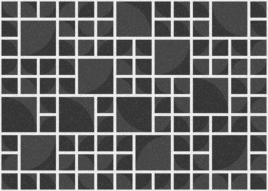 Soyut Geometrik Desen üretken hesaplama sanatı çizimi