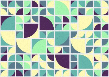 Soyut Geometrik Desen üretken hesaplama sanatı çizimi