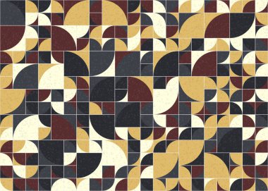 Soyut Geometrik Desen üretken hesaplama sanatı çizimi