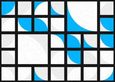 Soyut Geometrik Desen üretken hesaplama sanatı çizimi