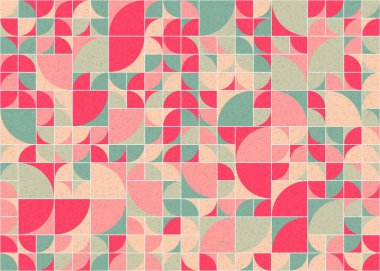 Soyut Geometrik Desen üretken hesaplama sanatı çizimi