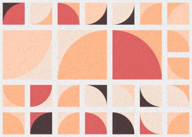 Soyut Geometrik Desen üretken hesaplama sanatı çizimi