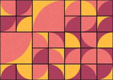 Soyut Geometrik Desen üretken hesaplama sanatı çizimi