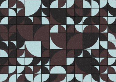 Soyut Geometrik Desen üretken hesaplama sanatı çizimi