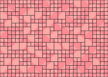 Soyut Geometrik Desen üretken hesaplama sanatı çizimi