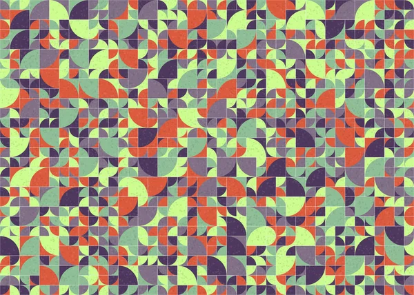 Abstrakte Geometrische Muster Generative Computergestützte Kunstillustration — Stockvektor