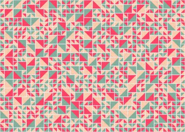 Soyut Geometrik Desen üretken hesaplama sanatı çizimi