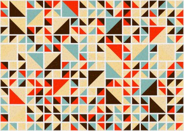 Soyut geometrik desen. vektör illüstrasyonu 