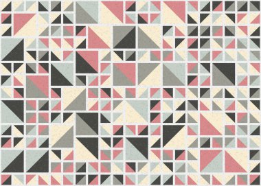 Soyut Geometrik Desen üretken hesaplama sanatı çizimi