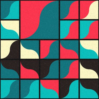 Soyut geometrik desen. vektör illüstrasyonu     