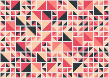 Soyut geometrik desen. vektör illüstrasyonu     