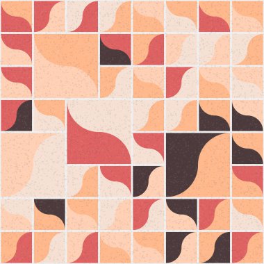 Soyut geometrik desen. vektör illüstrasyonu     