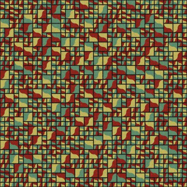 Soyut geometrik desen. vektör illüstrasyonu     