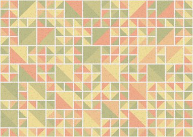 Soyut Geometrik Desen üretken hesaplama sanatı çizimi