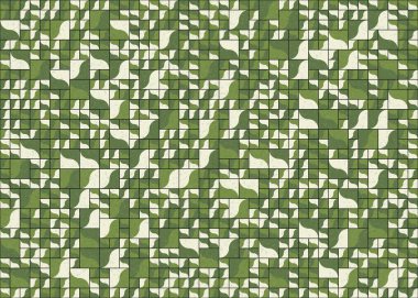 Soyut Geometrik Desen üretken hesaplama sanatı çizimi