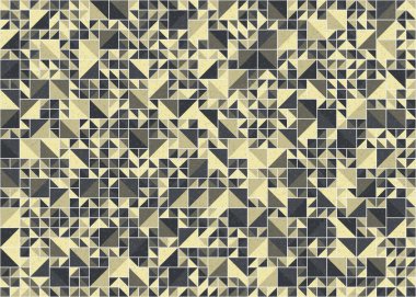 Soyut Geometrik Desen üretken hesaplama sanatı çizimi