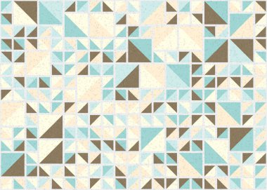 Soyut Geometrik Desen üretken hesaplama sanatı çizimi