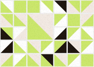 Soyut Geometrik Desen üretken hesaplama sanatı çizimi