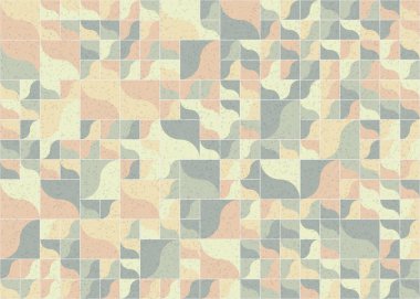 Soyut Geometrik Desen üretken hesaplama sanatı çizimi