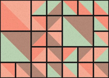 Soyut geometrik desen. vektör illüstrasyonu     