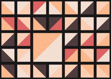 Soyut Geometrik Desen üretken hesaplama sanatı çizimi