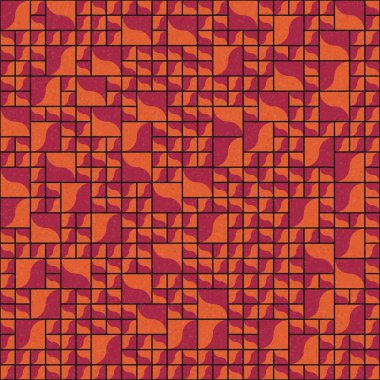 Soyut geometrik desen. vektör illüstrasyonu     