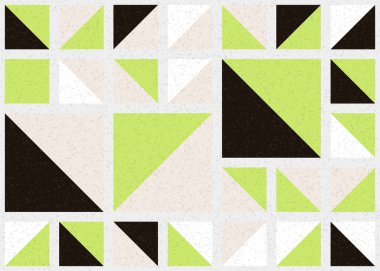 Soyut Geometrik Desen üretken hesaplama sanatı çizimi