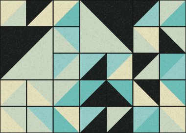 Soyut Geometrik Desen üretken hesaplama sanatı çizimi