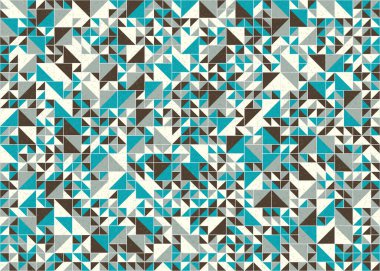 Soyut Geometrik Desen üretken hesaplama sanatı çizimi