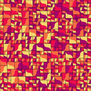 Soyut geometrik desen. vektör illüstrasyonu     