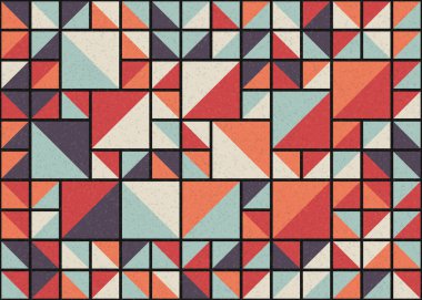 Soyut geometrik desen. vektör illüstrasyonu     