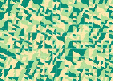 Soyut Geometrik Desen üretken hesaplama sanatı çizimi