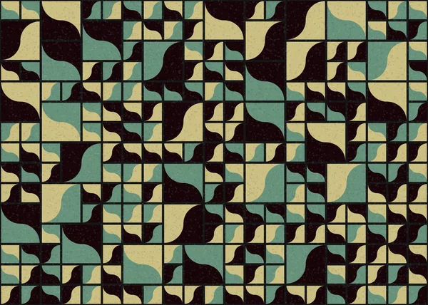 Abstrakte Geometrische Muster Generative Computergestützte Kunstillustration — Stockvektor