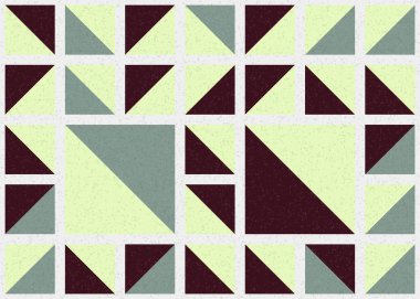 Soyut Geometrik Desen üretken hesaplama sanatı çizimi