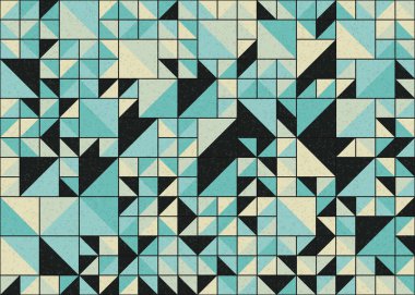 Soyut geometrik desen. vektör illüstrasyonu     