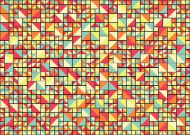 Soyut geometrik desen. vektör illüstrasyonu     