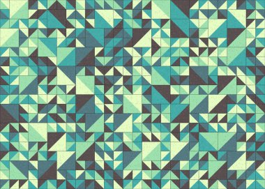 Soyut Geometrik Desen üretken hesaplama sanatı çizimi