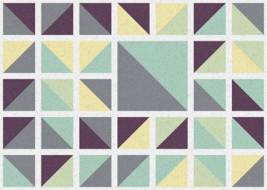 Soyut Geometrik Desen üretken hesaplama sanatı çizimi