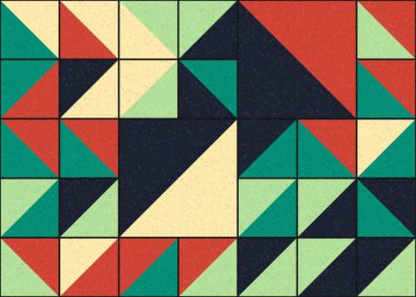 Soyut Geometrik Desen üretken hesaplama sanatı çizimi