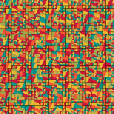 Soyut geometrik desen. vektör illüstrasyonu 