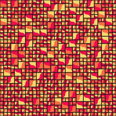 Soyut geometrik desen. vektör illüstrasyonu     